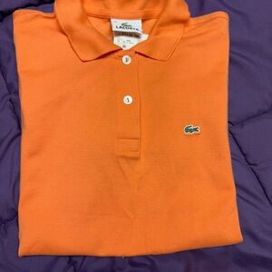 Lacoste Vibrant Orange Polo BNWT